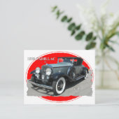 CARTE POSTALE CADILLAC 1930 V/16 (Debout devant)