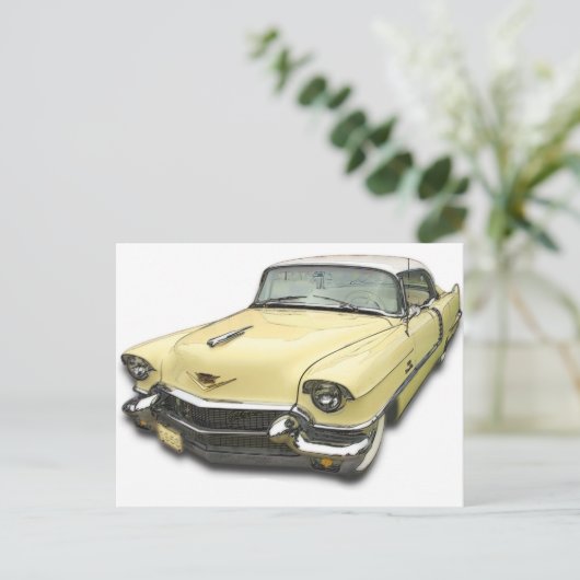 Carte Postale Cadillac 1956 DeVille (Debout devant)