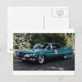 Carte Postale Cadillac, Série 62 Sedan 1959 (Devant / Derrière)