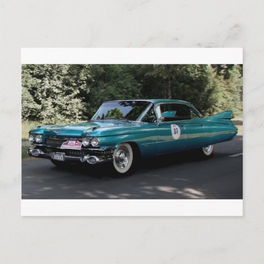 Carte Postale Cadillac, Série 62 Sedan 1959 (Devant)