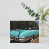 Carte Postale Cadillac Verte d'Elvis Presley convertible en (Debout devant)