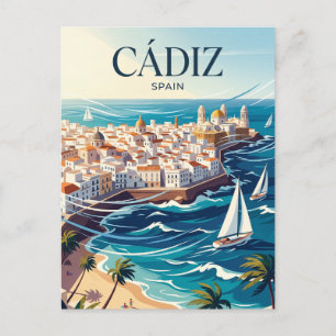 Carte Postale Cadix Espagne