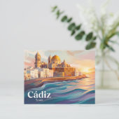 Carte Postale Cadix Espagne (Debout devant)