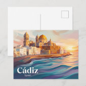 Carte Postale Cadix Espagne (Devant / Derrière)