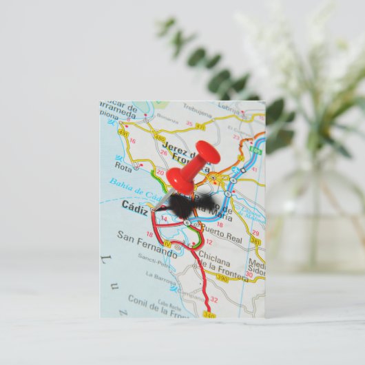 Carte Postale Cadix, Espagne (Debout devant)