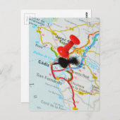 Carte Postale Cadix, Espagne (Devant / Derrière)