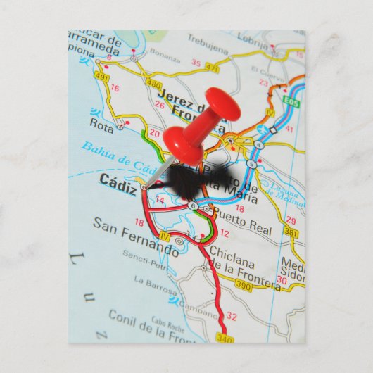 Carte Postale Cadix, Espagne (Devant)