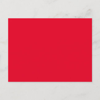 Carte Postale Cadmium Rouge couleur solide