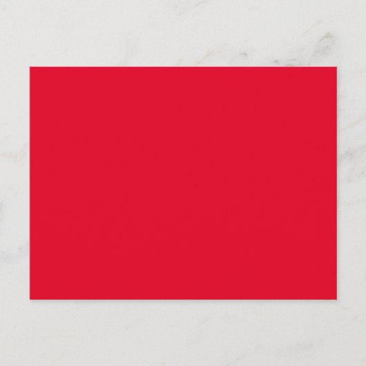 Carte Postale Cadmium Rouge couleur solide (Devant)
