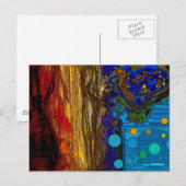 Carte Postale Cadre - Art Abstrait (Devant / Derrière)