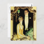 Carte Postale Cadre baroque Formel Couple (Devant / Derrière)