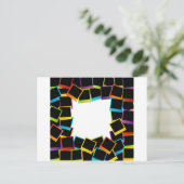 Carte Postale cadre - coloré (Debout devant)