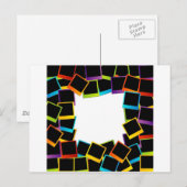 Carte Postale cadre - coloré (Devant / Derrière)