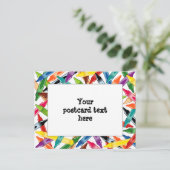 Carte Postale Cadre de crayons (Debout devant)