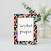 Carte Postale Cadre de crayons lumineux (Debout devant)