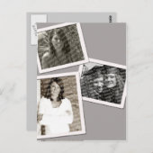 Carte Postale Cadre de photo du diplômé 3 (Devant / Derrière)