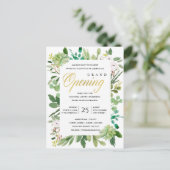 CARTE POSTALE CADRE D'OUVERTURE GRANDE CÉRÉMONIE D'OUVERTURE DE  (Debout devant)