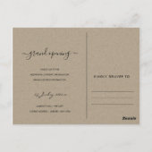 CARTE POSTALE CADRE D'OUVERTURE GRANDE CÉRÉMONIE D'OUVERTURE DE  (Dos)