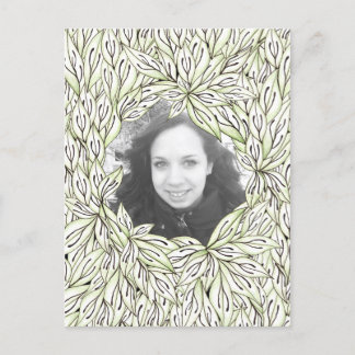 Carte Postale Cadre feuille