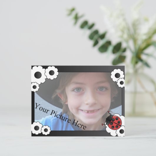 Carte Postale Cadre Ladybug (Debout devant)
