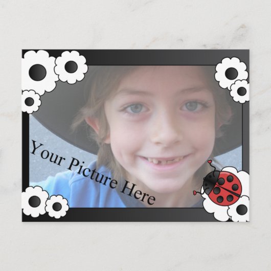 Carte Postale Cadre Ladybug (Devant)