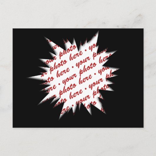 Carte Postale Cadre photo Black EXPLODE (Devant)