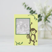 Carte Postale Cadre photo d'anniversaire de MOnkey (Debout devant)