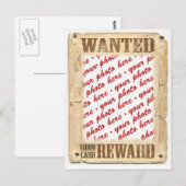 Carte Postale Cadre photo de l'affiche Recherchée (Devant / Derrière)