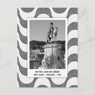 Carte Postale Cadre photo en pavé des Vagues portugaises