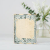 Carte Postale Cadre Rose vintage (Debout devant)