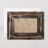 Carte Postale Cadre rustique personnalisable (Devant / Derrière)
