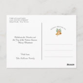 Carte postale Cadres de Noël (Dos)