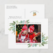 Carte Postale Cadres de Noël (Devant / Derrière)