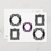 Carte Postale Cadres gothiques (Devant / Derrière)