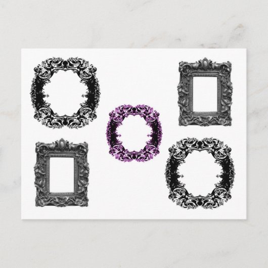 Carte Postale Cadres gothiques (Devant)