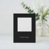 Carte postale Cadres photo de conception minimale (Debout devant)