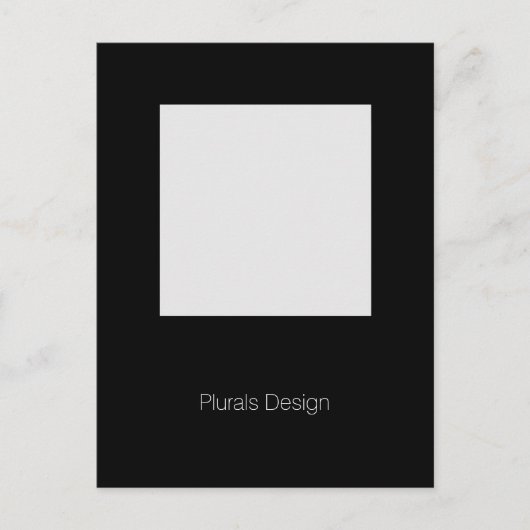 Carte postale Cadres photo de conception minimale (Devant)