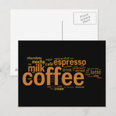 Carte Postale Café (Devant / Derrière)
