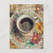 Carte Postale Café (Devant)