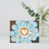 Carte postale Café (Debout devant)