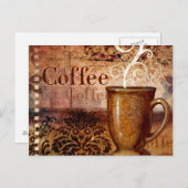 Carte Postale Café (Devant / Derrière)