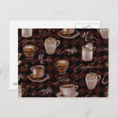 Carte Postale Café (Devant / Derrière)