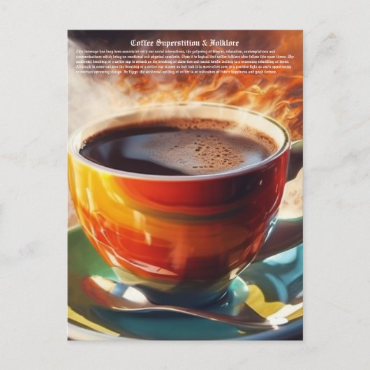 Carte Postale Café (Devant)