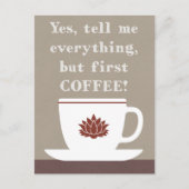 Carte Postale Café (Devant)