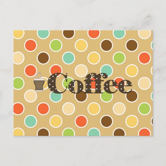 Carte Postale café (Devant)