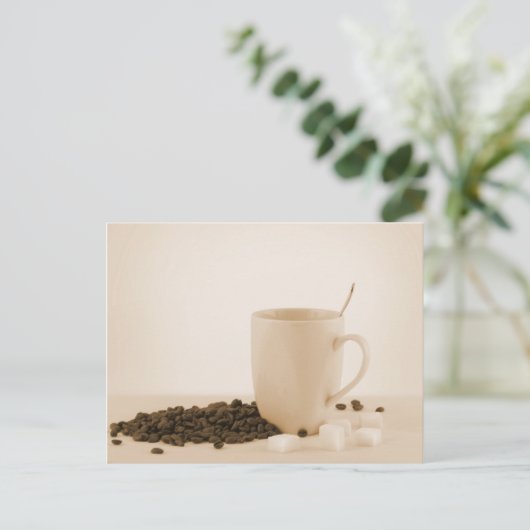 Carte postale café (Debout devant)