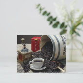 Carte Postale Café (Debout devant)