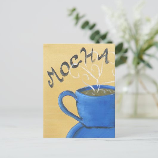 Carte postale café (Debout devant)