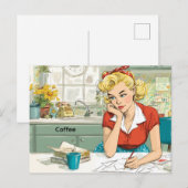 Carte Postale Café (Devant / Derrière)