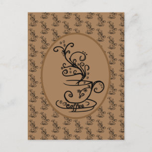 Carte Postale café